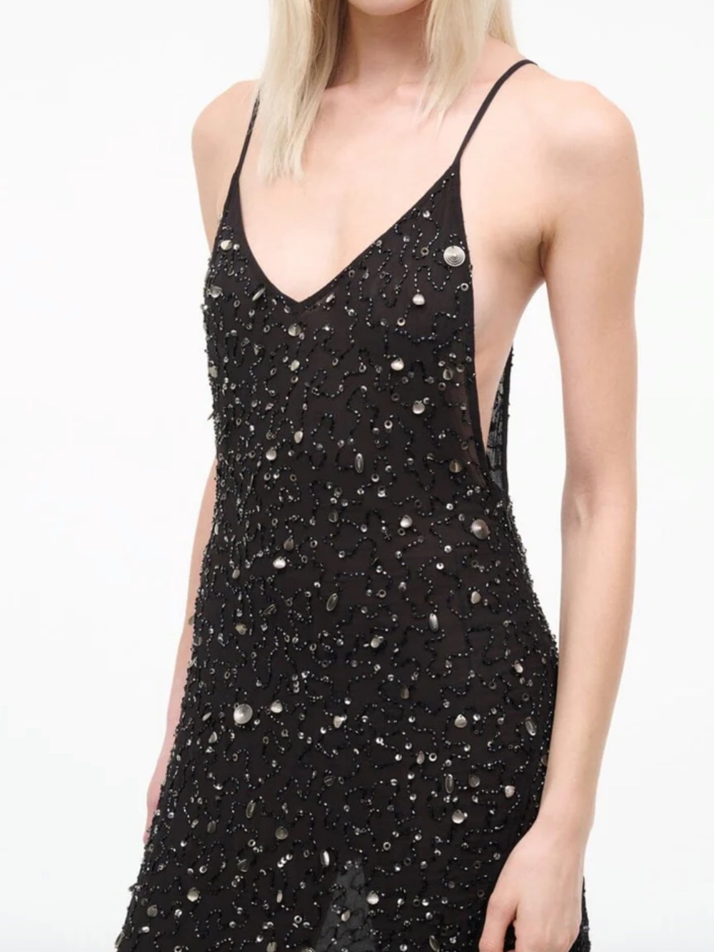 STAUD Zuri Dress in Coastal Charm - Picture 6 of 15